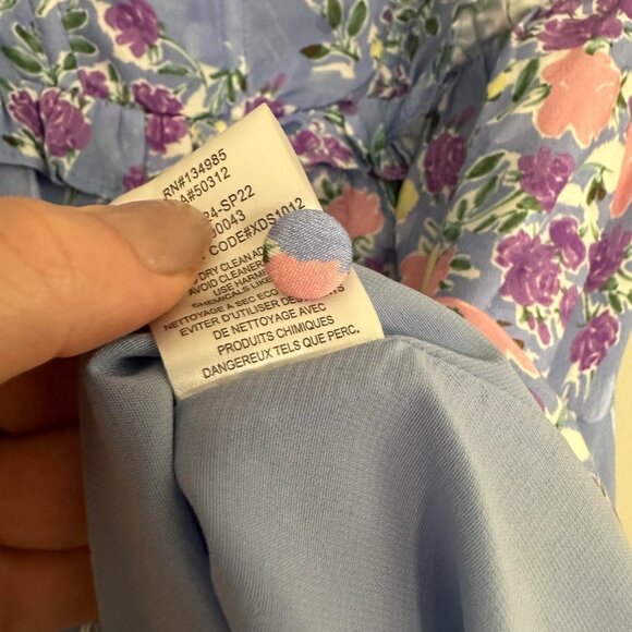 For Love & Lemons Charlene Puff Sleeve Floral Mini Dress Boho Cottagecore - XS - Picture 6 of 8